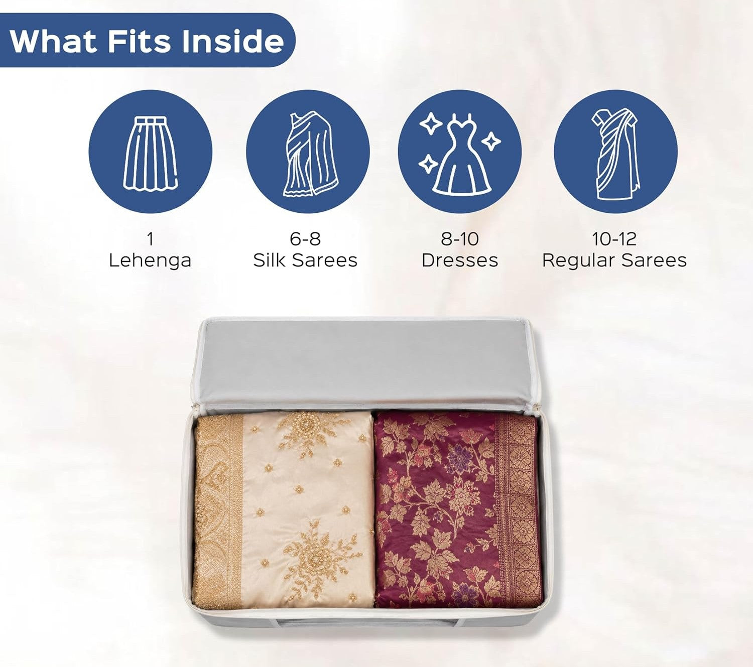 Daily Ease Premium Saree Organizer (Pack of 2)